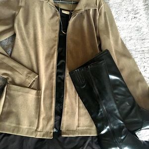 Chicos Private Edition zip down jacket